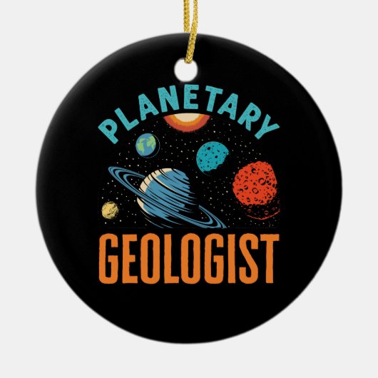 planetaire geologie keramisch ornament (Voorkant)