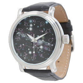 Planetaire glyph Deep Space Astronomie Wristwatch Horloge
