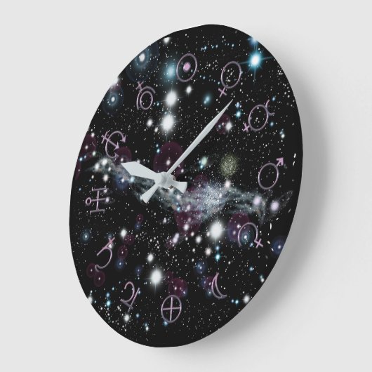 Planetaire glyphs Deep Space Astronomy Clock Grote Klok (Hoek)