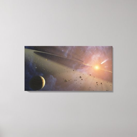 Planetaire installatie Epsilon Eridani Canvas Afdruk (Voorkant)
