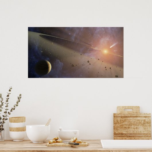 Planetaire installatie Epsilon Eridani Poster (Keuken)