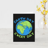Planetaire Jubileum Dag van de Aarde Elke dag van Kaart (Gele Bloem)