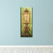 Planetaire klok, voltooid in 1520 canvas afdruk (Insitu (Houten vloer))