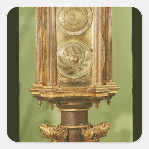 Planetaire klok, voltooid in 1520 vierkante sticker