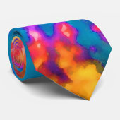 Planetaire Nebula NGC 6751 Pop Art Psychedelic Stropdas (Opgerold)