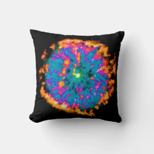 Planetaire Nevel NGC 6751 Pop Art Psychodelisch Kussen