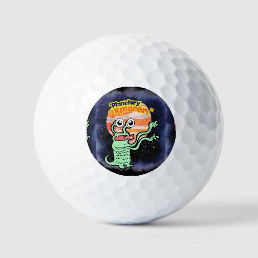 PLANETAIRE ONTDEKKINGSREIZIGER GOLFBALLEN (Voorkant)