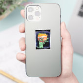 PLANETAIRE ONTDEKKINGSREIZIGER STICKER (Telefoon)