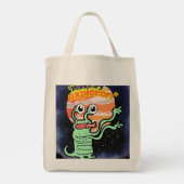 PLANETAIRE ONTDEKKINGSREIZIGER TOTE BAG (Achterkant)