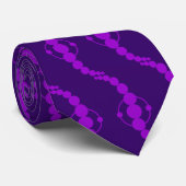 Planetaire processor - Paars op donker Violet Stropdas (Opgerold)