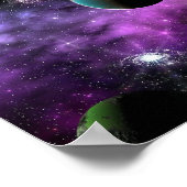 Planetaire ruimte poster (Hoek)