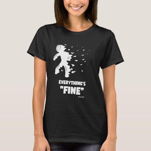 Planetaire Sarcastische Humor ALLES'S FINE MERCUR T-shirt (Voorkant)