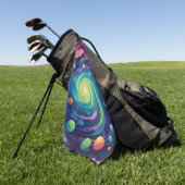 planetaire spin golfhanddoek (Groen)