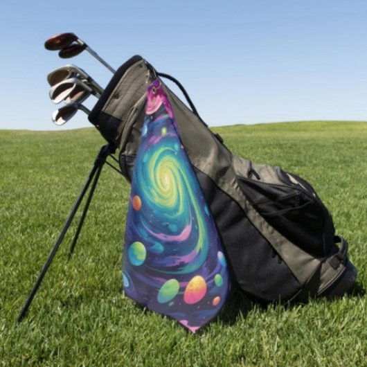 planetaire spin golfhanddoek