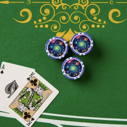 Planetaire Spin Poker Chip