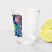 Planetaire Spin Shot Glass Glas (Rechts)