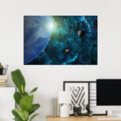 Planetaire systemen poster (Thuiskantoor)