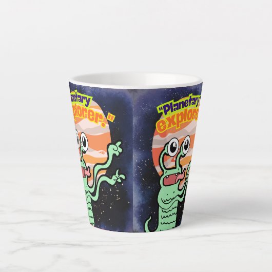 PLANETAIRE VERKENNER LATTE MOK (Voorkant)