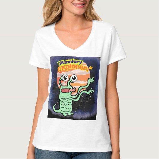 PLANETAIRE VERKENNER T-SHIRT (Voorkant)