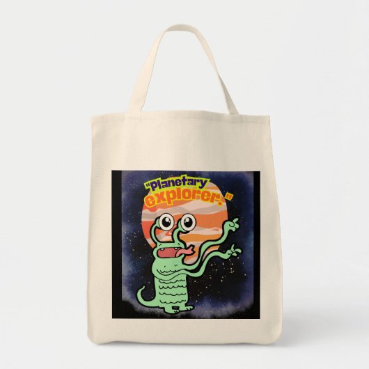 PLANETAIRE VERKENNER TOTE BAG (Voorkant)