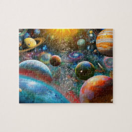 Planetaire visie puzzel