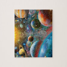 Planetaire visie puzzel