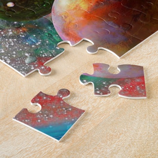 Planetaire visie puzzel legpuzzel (Zijkant)