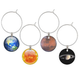 Planetaire wijnstokrassen wijnglashanger