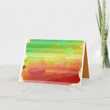 Planetarische groetenkaart