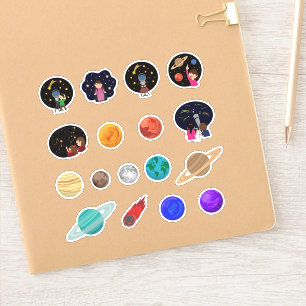 Planetarium Astronomie Kinder Educatief Planet Sticker