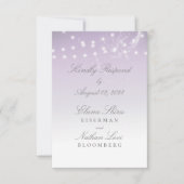 Planetarium Chuppah Wedding RSVP Kaart (Voorkant)
