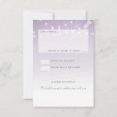 Planetarium Chuppah Wedding RSVP Kaart (Achterkant)