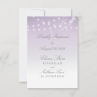 Planetarium Chuppah Wedding RSVP Kaart
