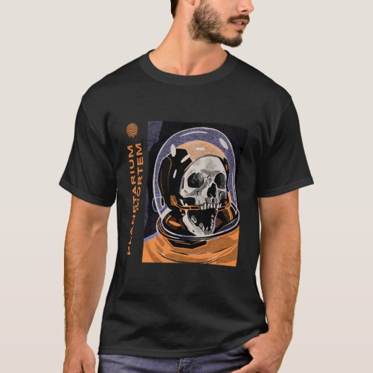 PLANETARIUM MORTEM Skull Astronaut | T-shirt (Voorkant)