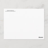 Planetarium Silhouettes Moon Stars Astronomie Briefkaart (Achterkant)