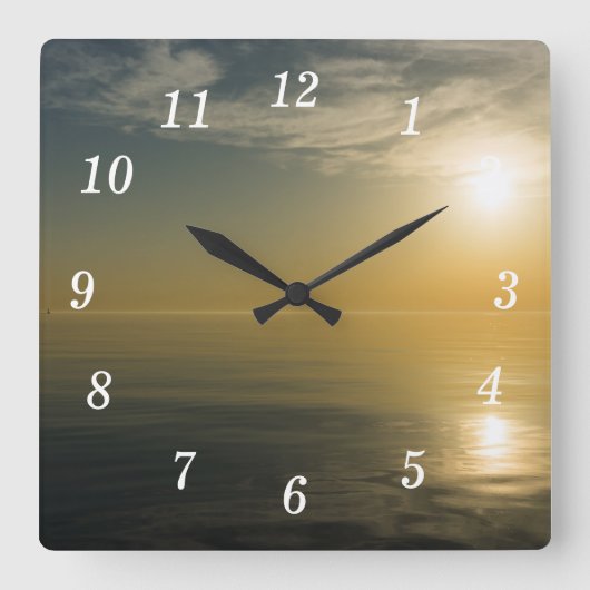 Planetarium Sunrise wandklok (Voorkant)