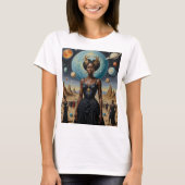 Planetary Crown Cosmic Queen Shirt (Voorkant)