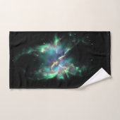 Planetary Nebula Mint Green Periwinkle Bad Handdoek (Handdoek)