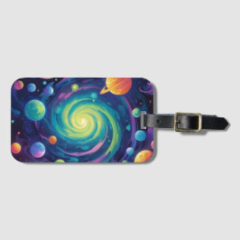 Planetary Spin Bagagelabel