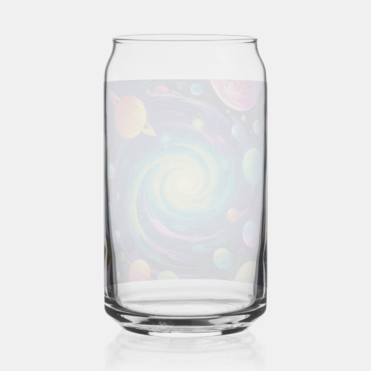 Planetary Spin Beer Can Blikvorm Glas (Achterkant)