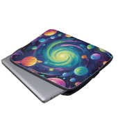 Planetary Spin Electronics Bag Laptop Sleeve (Voorkant onderkant)