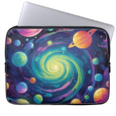 Planetary Spin Electronics Bag Laptop Sleeve (Voorkant)