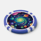 Planetary Spin Poker Chip (Enkel)