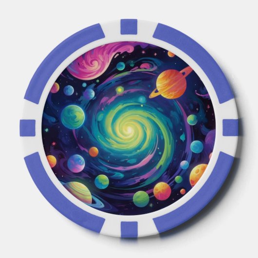 Planetary Spin Poker Chip (Voorkant)