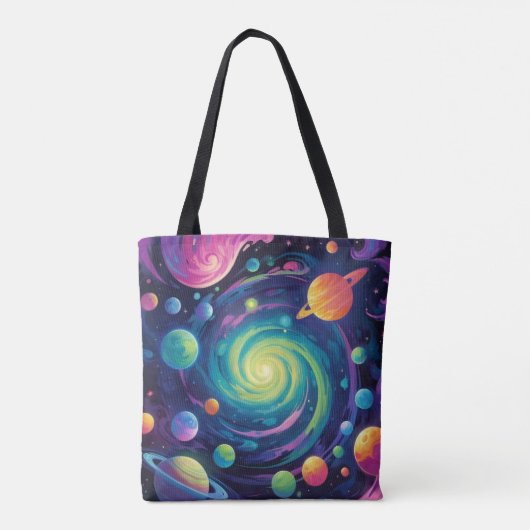 Planetary Spin Tote Bag (Achterkant)