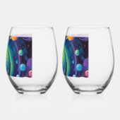 Planetary Spin Wijnglas Zonder Voet (Links)