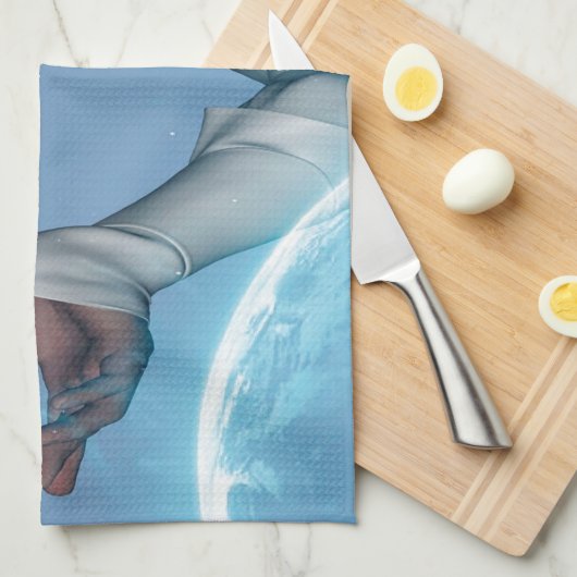 Planetbakken Theedoek (Quarter Fold)