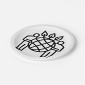 Planetecosysteem Papieren Bordje (Gekanteld)