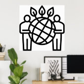 Planetecosysteem Poster (Thuiskantoor)