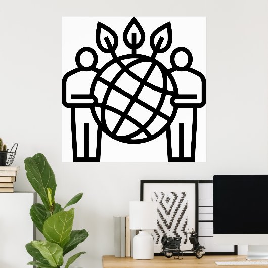 Planetecosysteem Poster (Thuiskantoor)